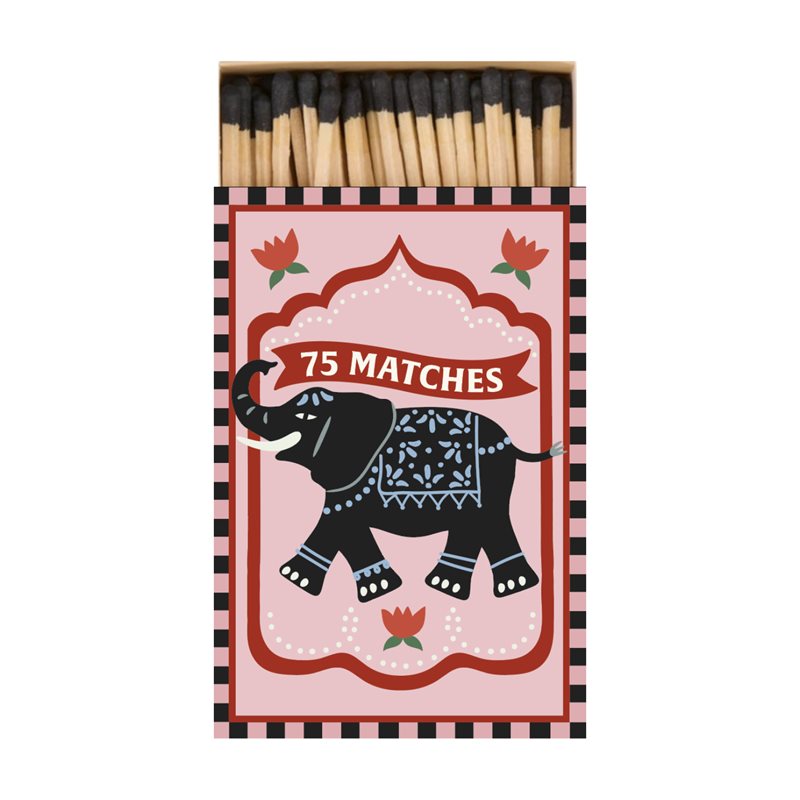 Tändstickor Adopo Elefant, Svart