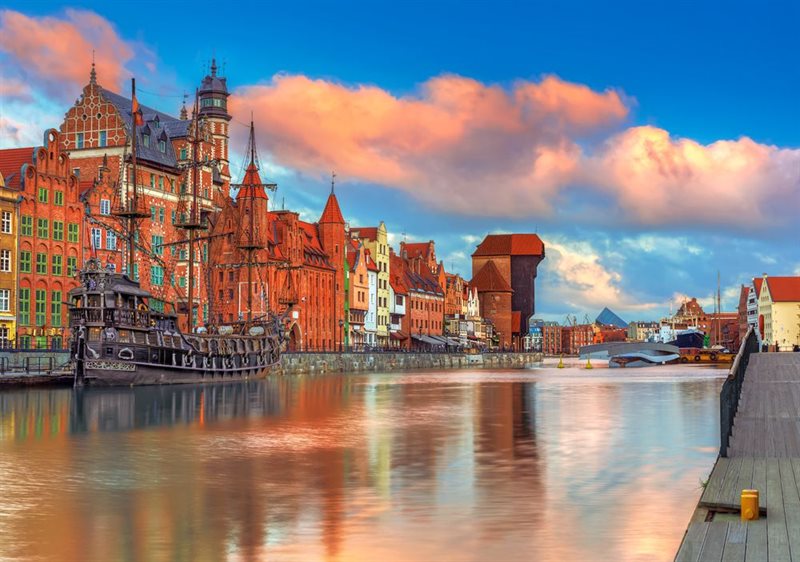 Pussel Castorland 500 bitar Colors of Gdansk