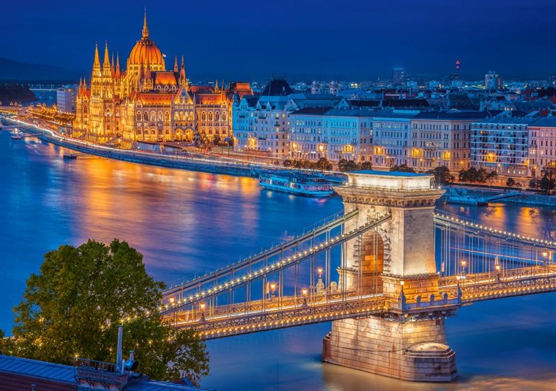 Pussel Castorland 500 bitar Budapest at night
