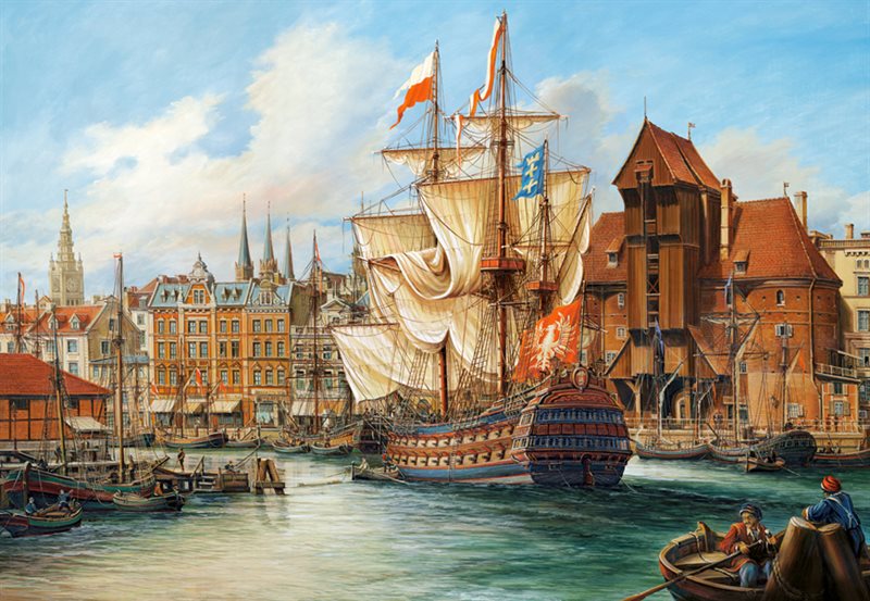 Pussel Castorland 1000 bitar The Old Gdansk
