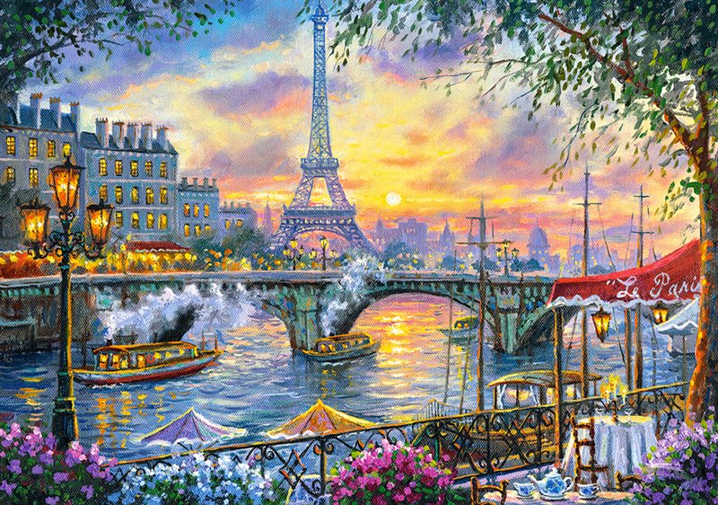Pussel Castorland 500 bitar Tea Time in Paris