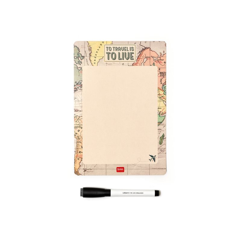 Whiteboardtavla magnetisk m penna Travel