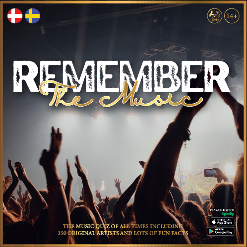Sällskapsspel Remember the Music DK/SE