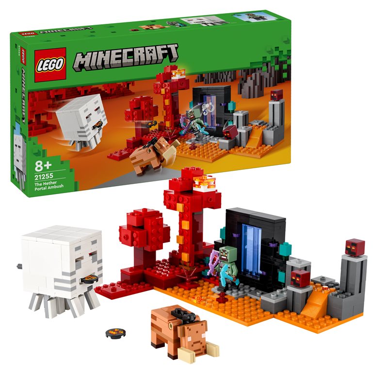 LEGO® Attack vid Nether-portalen (21255)