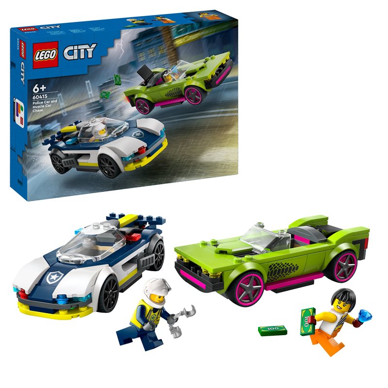 LEGO® Jakt med polisbil och muskel (60415)