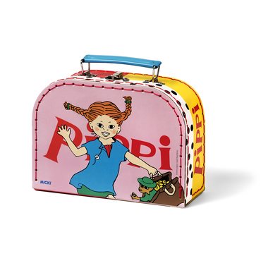 Pippi resväska  i papp, 20cm rosa