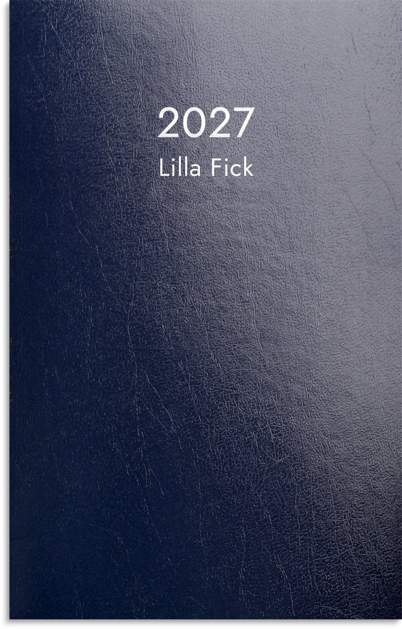 Kalender Lilla Fick 2027 blå kartong