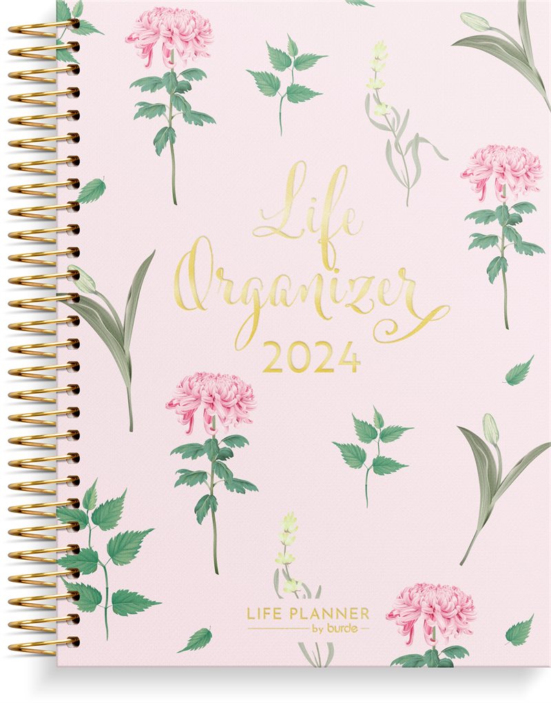 Kalender 2024 Life Organizer Blommor