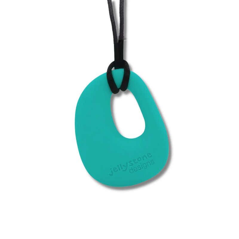 Chew Necklace: Organic pendant Turquoise