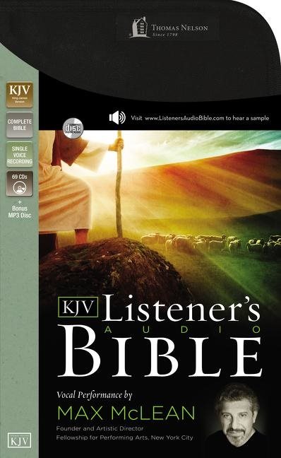 Kjv, listeners audio bible, audio cd - vocal performance by max mclean