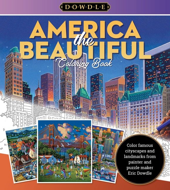 Eric Dowdle Coloring Book: America the Beautiful