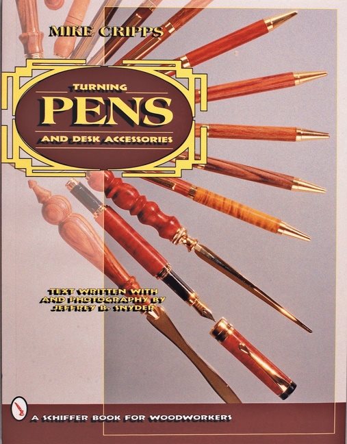Turning pens and other desk accessories