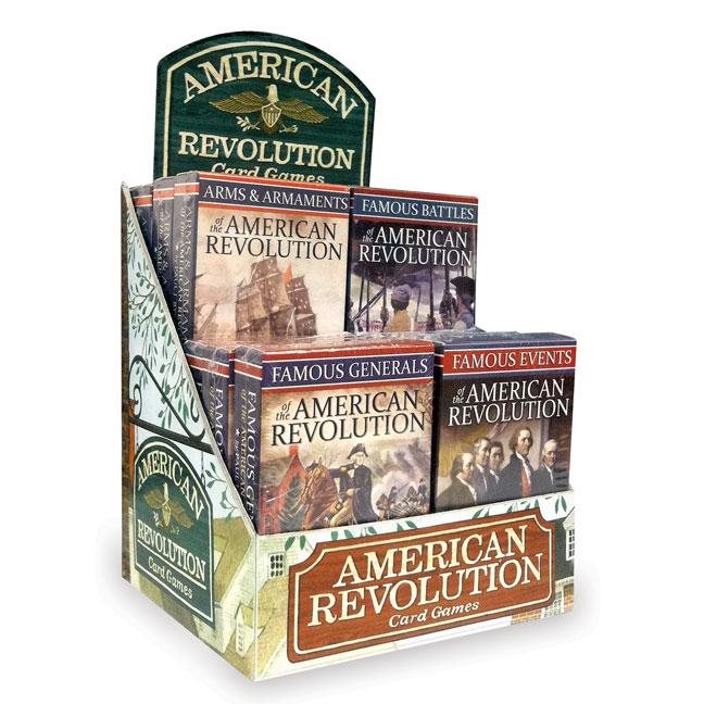 American Revolution 12 Deck Display