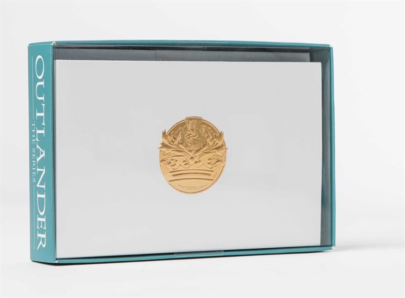 Outlander crest: foil note cards