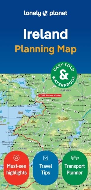 Lonely Planet Ireland Planning Map