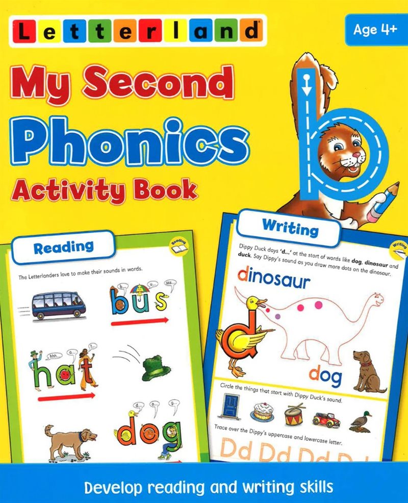 My second phonics activity book - develop reading and writing skills