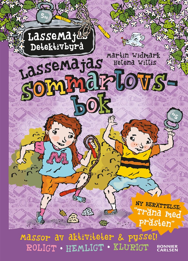 LasseMajas sommarlovsbok. Träna med Prästen