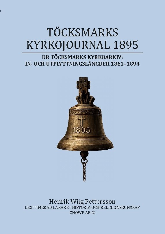 Töckmarks kyrkojournal 1895 : ur Töcksmarks kyrkoarkivs in- och utflyttning
