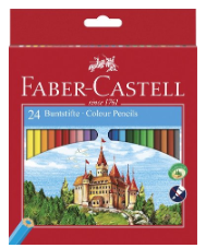 Träfärgpenna Faber-Castell Red Line 24st/förp