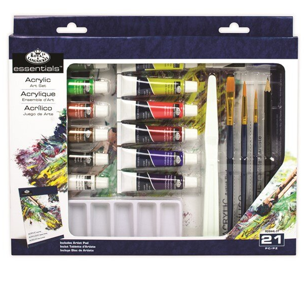 Färgset akryl Artset RD844 21 delar