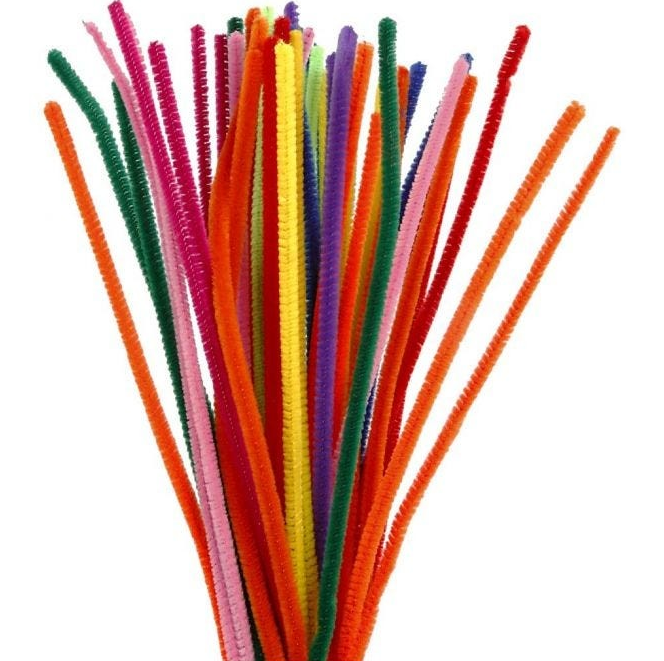 Piprensare blandade färger