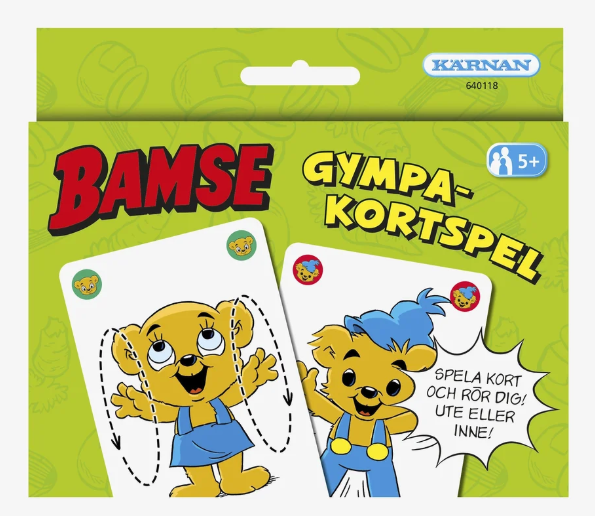 Gympakortspel Bamse