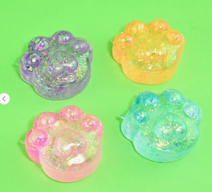 Squeeze katt-tass glittrig