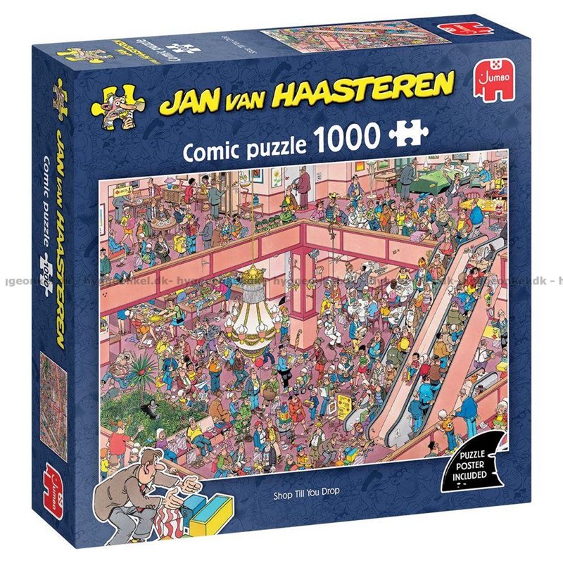 Pussel 1000 bitar Jan van Haasteren, Shop till you drop