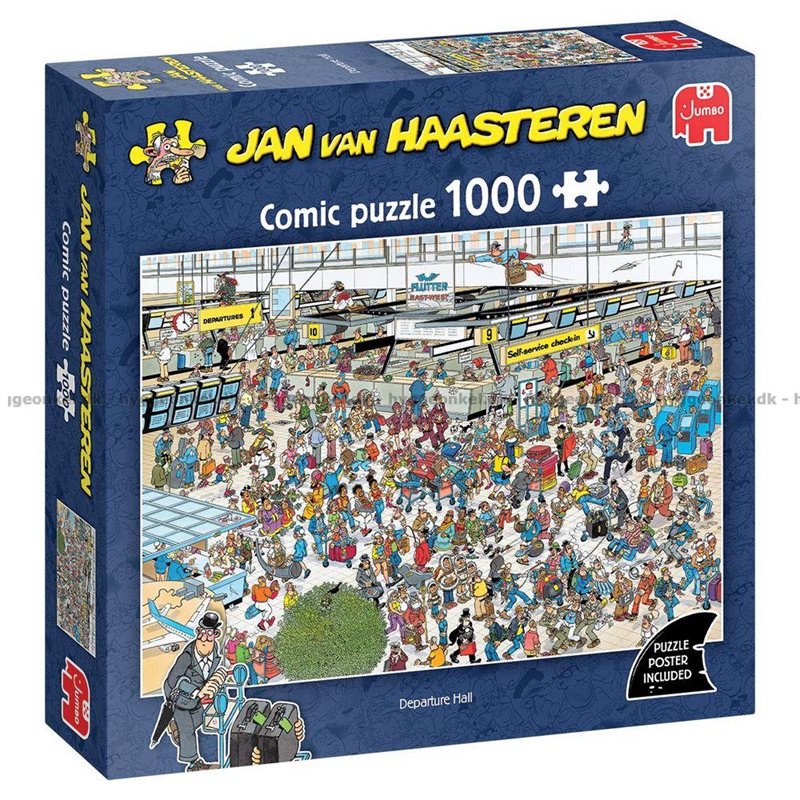 Pussel 1000 bitar Jan van Haasteren, Departure hall