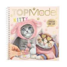 Stickersalbum Top Model Dress me up Katt