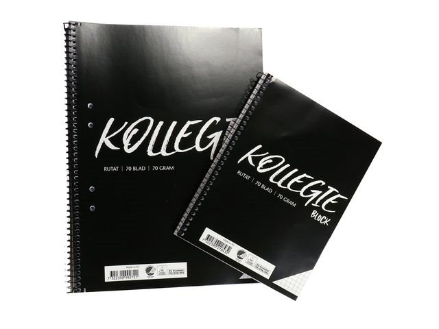 Kollegieblock A4 70g 70 blad rutat