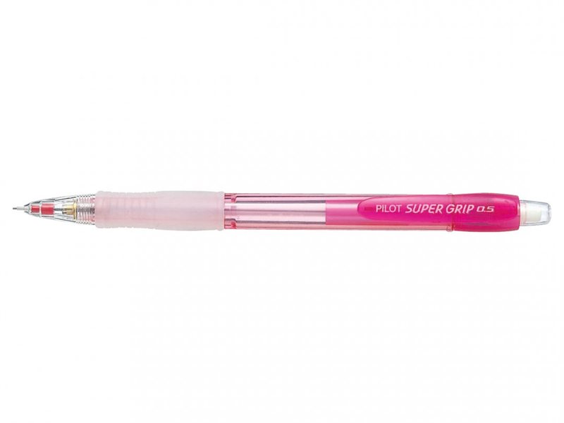 Stiftpenna Pilot Super Grip 0,5 neon rosa
