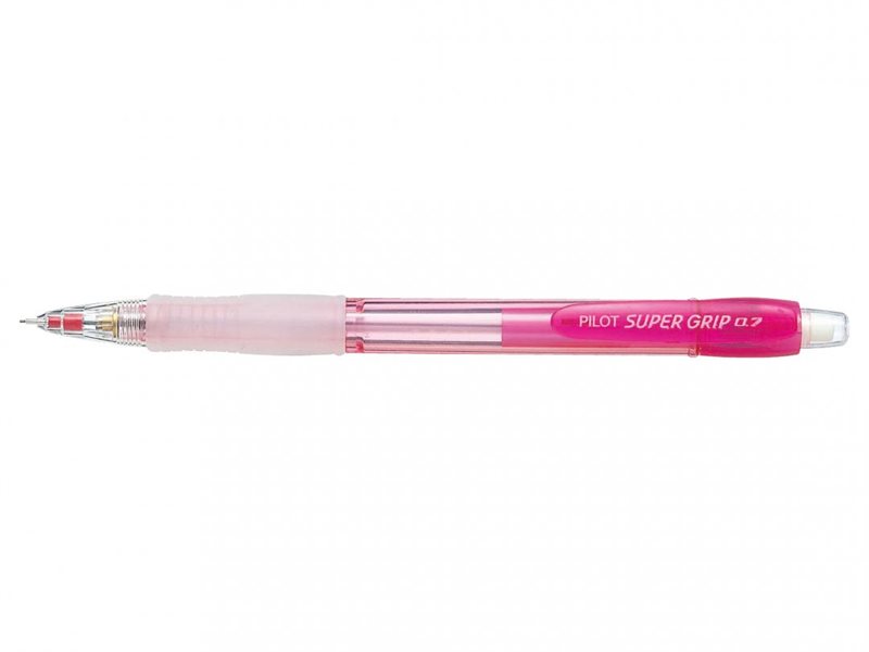 Stiftpenna Pilot Super Grip 0,7 neon rosa