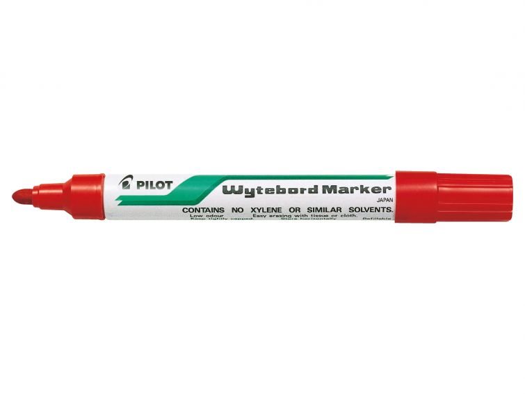Whiteboardpenna Pilot rund spets röd