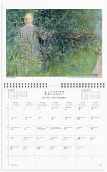 Väggkalender 2027 Carl Larsson