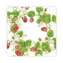 Kaffeservett 20p Jordgubbar