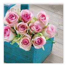 Matservetter 20p Rosor i korg