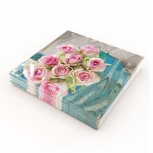 Matservetter 20p Rosor i korg