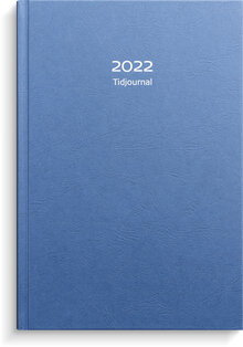 Tidjournal 2022 blå kartong, FSC Mix