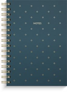 Anteckningsbok - Notebook - dotted A5 Flowery