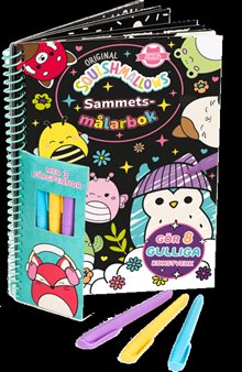 Squishmallows : Sammetsmålarbok