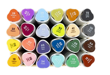 Färgpennor Illustration marker 24-pack