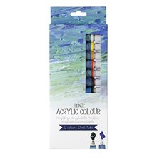 Akrylfärgset 12x12 ml