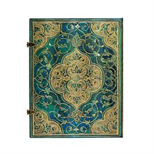 Anteckningsbok Paperblanks ultra linjerad med snäpplås Turquoise Chronicles